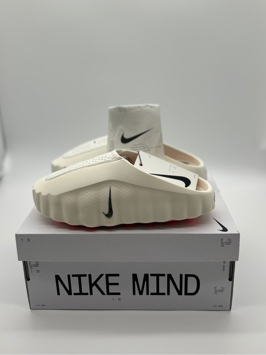 Nike Shoes - Nike Mind 001 Pregame Mules Slides - Sail Light Bone Cream